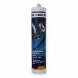 Berner Žáruvzdorný silikon červený  310ml