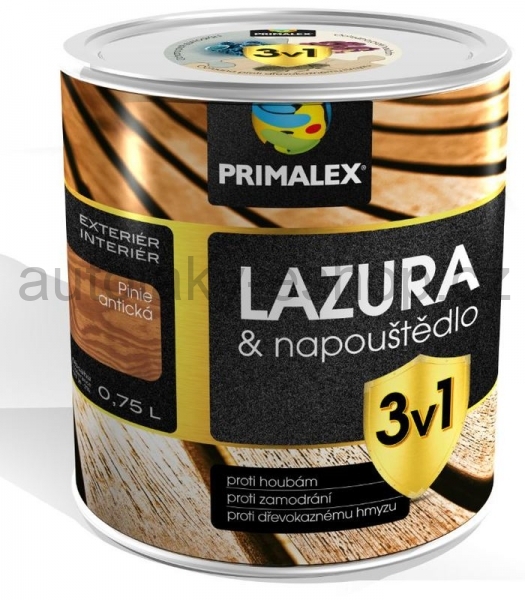 Primalex Lazura & napouštědlo 3v1 / 0,75l