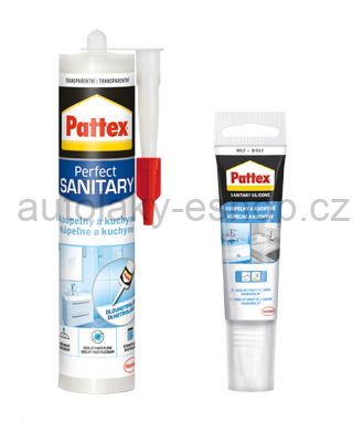 Pattex koupelny a kuchyně, sanitární silikon, bílý, 50 ml